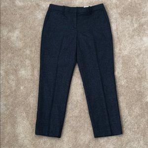Ann Taylor Ankle Pant in Navy Tweed